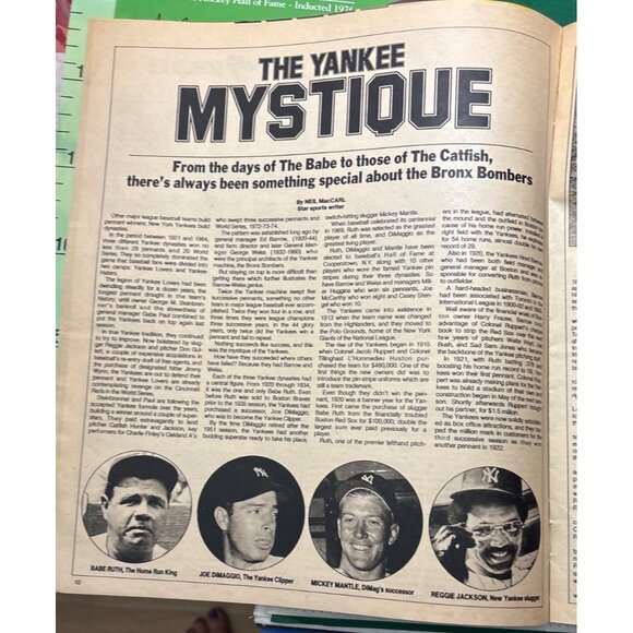 Toronto Blue Jays Play Ball The Toronto Star April 6 1977 Special Edition Vtg - Picture 6 of 7